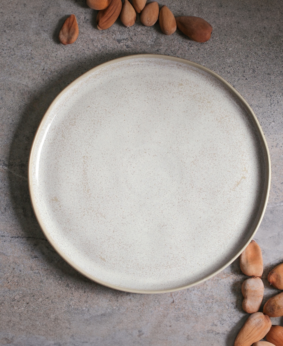 Porto Brasil Stoneware Buffer Dinner Plates, Set Of 6 In Latte