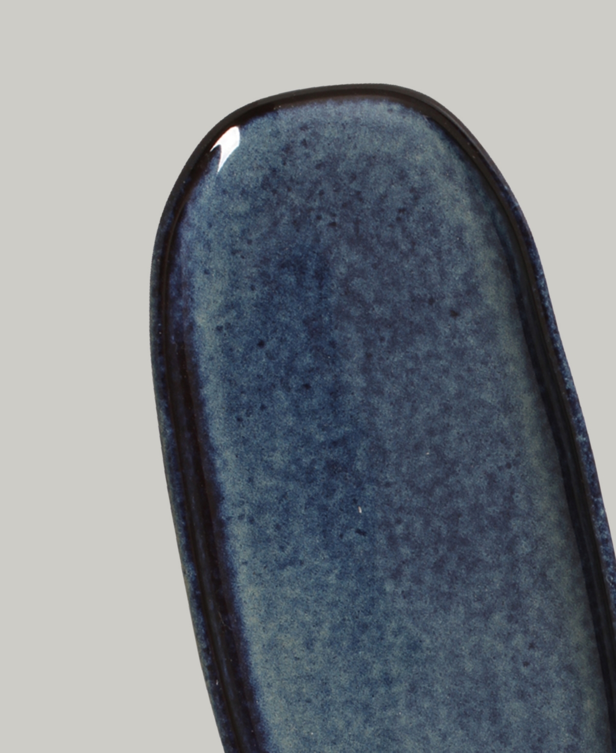 Porto Brasil Medium Shallow 9" Oval Platters, Set Of 4 In Denim