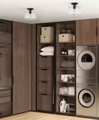 10" Metal Henri Wide Flush Mount