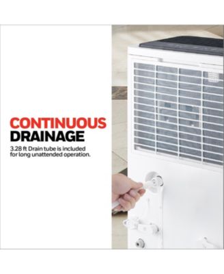 2024 NEW! 50-Pint ENERGY STAR Dehumidifier with PUMP for 4,000 Sq Ft – Laundry Mode, Auto-Comfort Mode & Thermal Overload Protection,TPFIT50PWK