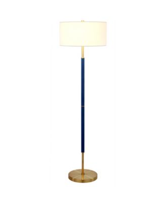61.5" Metal Simone 2-Light Floor Lamp