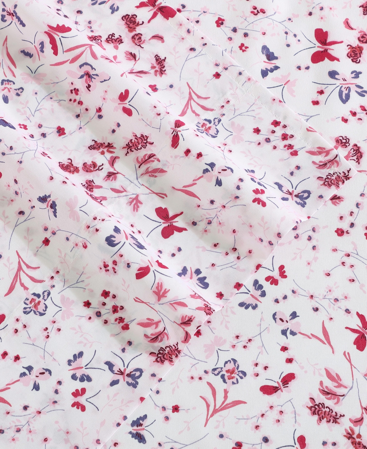 BETSEY JOHNSON PRINTED MICROFIBER 3 PIECE SHEET SET, TWIN XL 