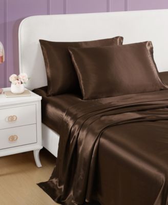 CLOSEOUT! Satin 4-Pc. Sheet Set, Queen