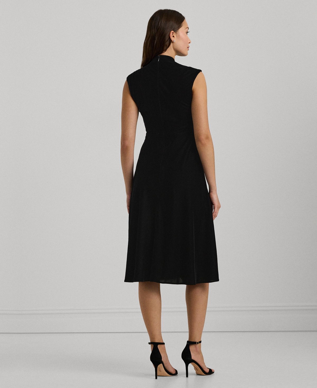 Lauren Ralph Lauren Women's Velvet Cap-Sleeve Dress