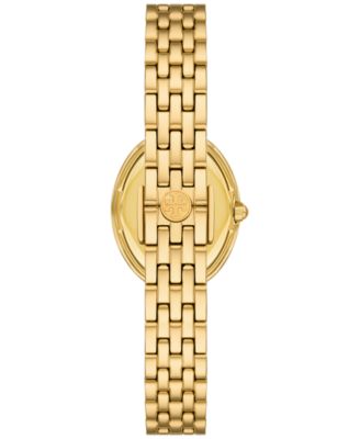 Women's The Oval Gold-Tone Stainless Steel Bracelet Watch 28mm