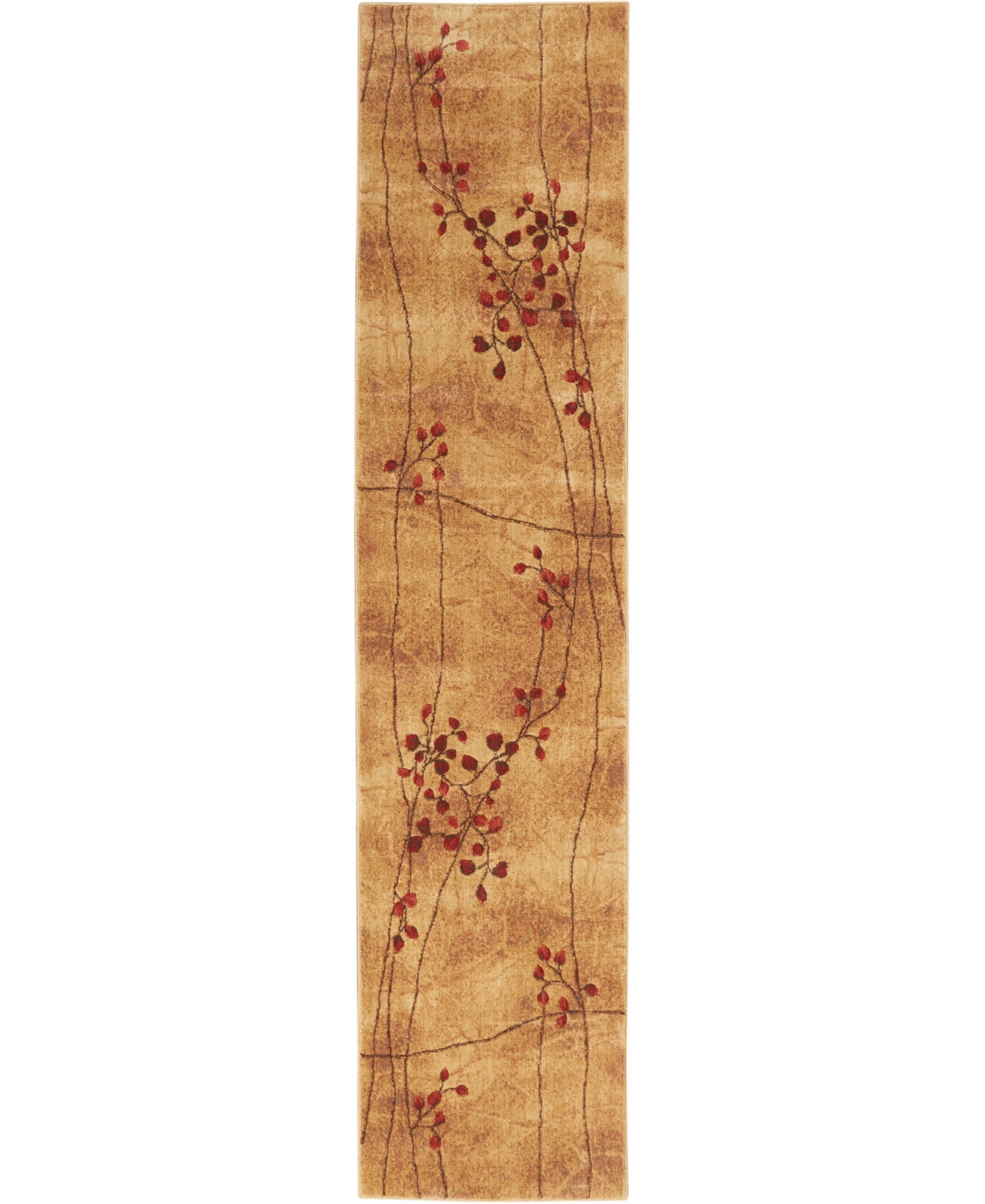 Nourison Home Somerset St74 2'3"x10' Runner Area Rug In Latte