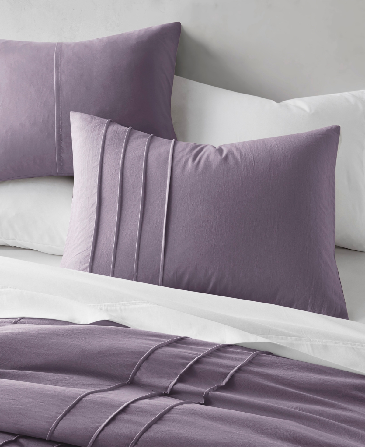 510 Design Porter Pleated 3-pc. Comforter Set, California King In Purple