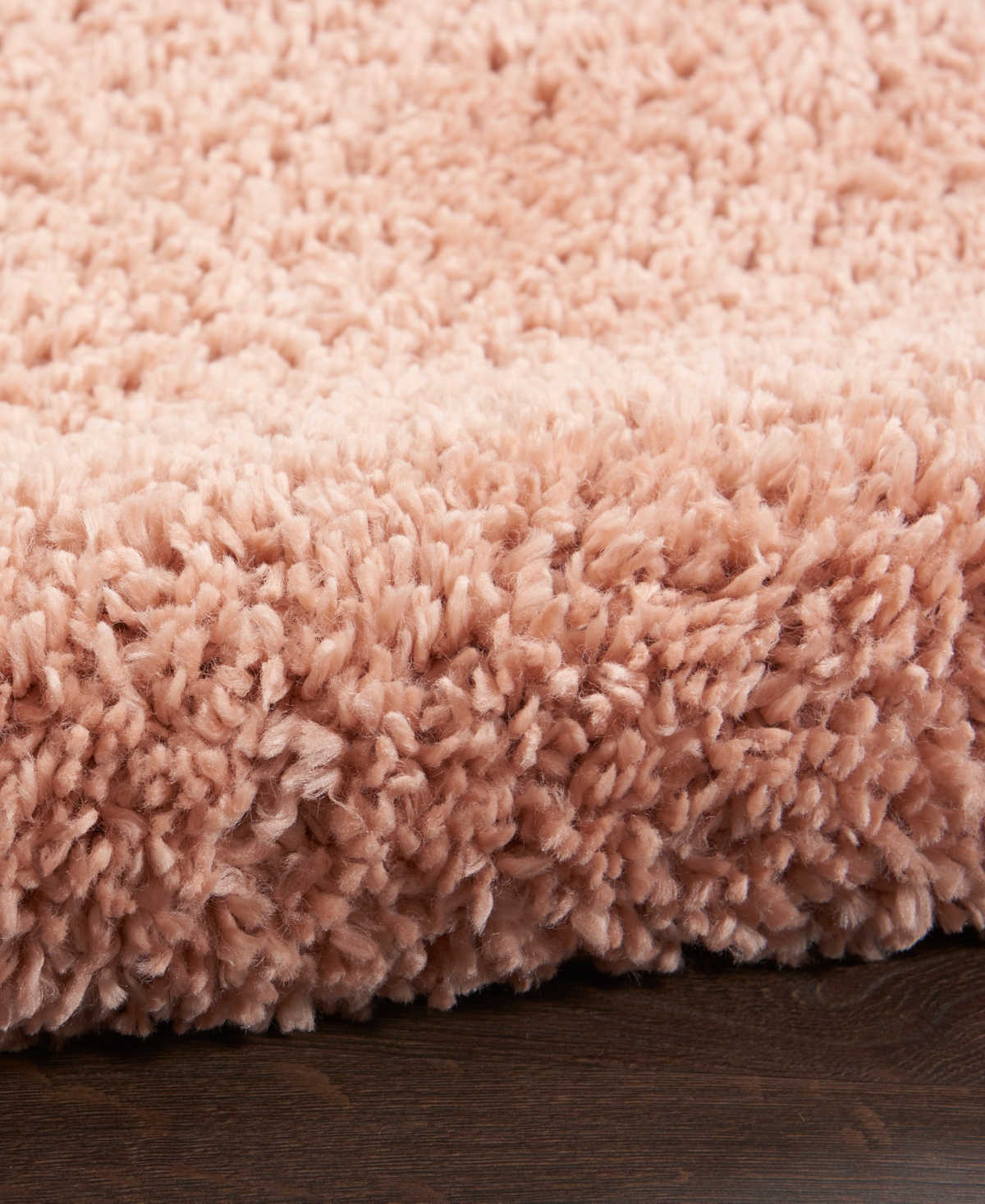 Nourison Home Malibu Shag Msg01 2'2"x9'10" Runner Area Rug In Rose