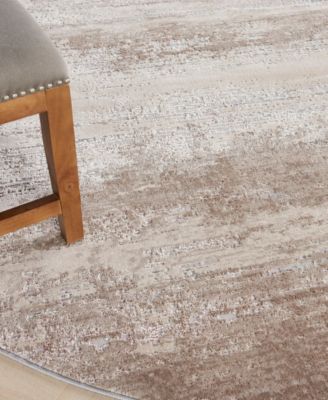 Rustic Textures RUS03 5'3"x5'3" Round Area Rug