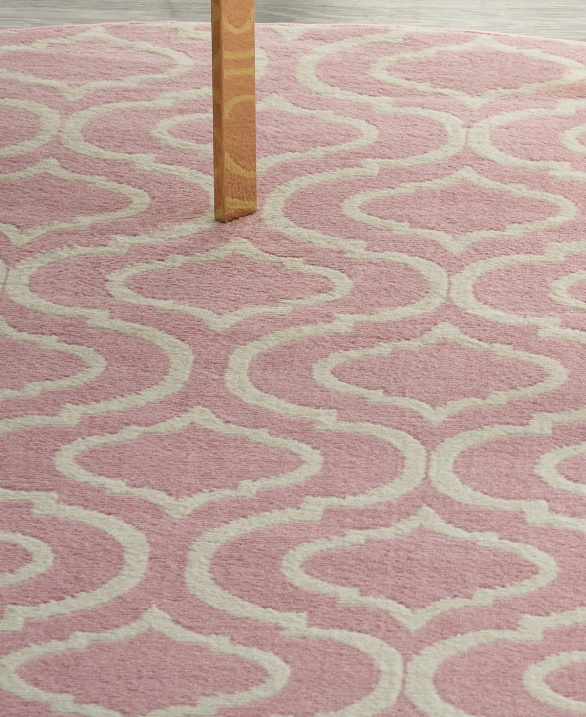 Nourison Home Jubilant Jub19 8'x8' Round Area Rug In Pink