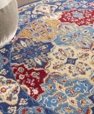 Grafix GRF31 5'3"x5'3" Round Area Rug