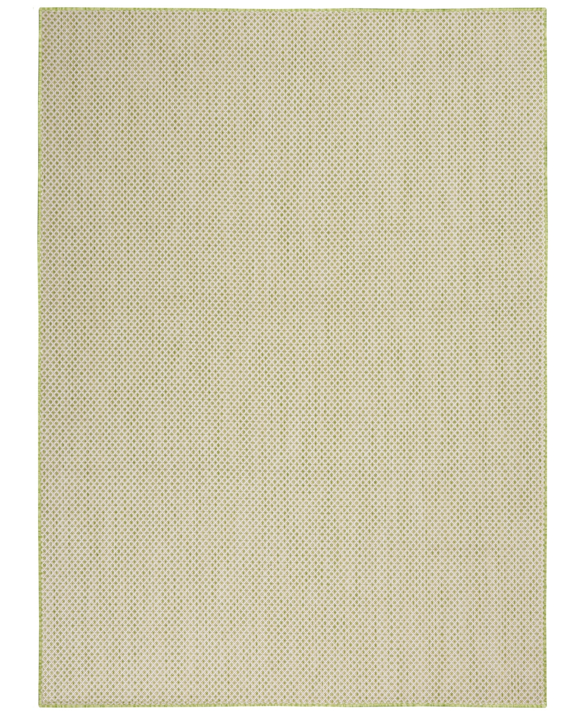 Nourison Home Courtyard Cou01 5'x7' Area Rug In Ivory,moss
