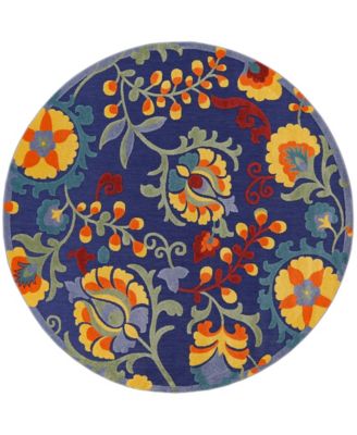 Aloha ALH17 7'10"x7'10" Round Area Rug