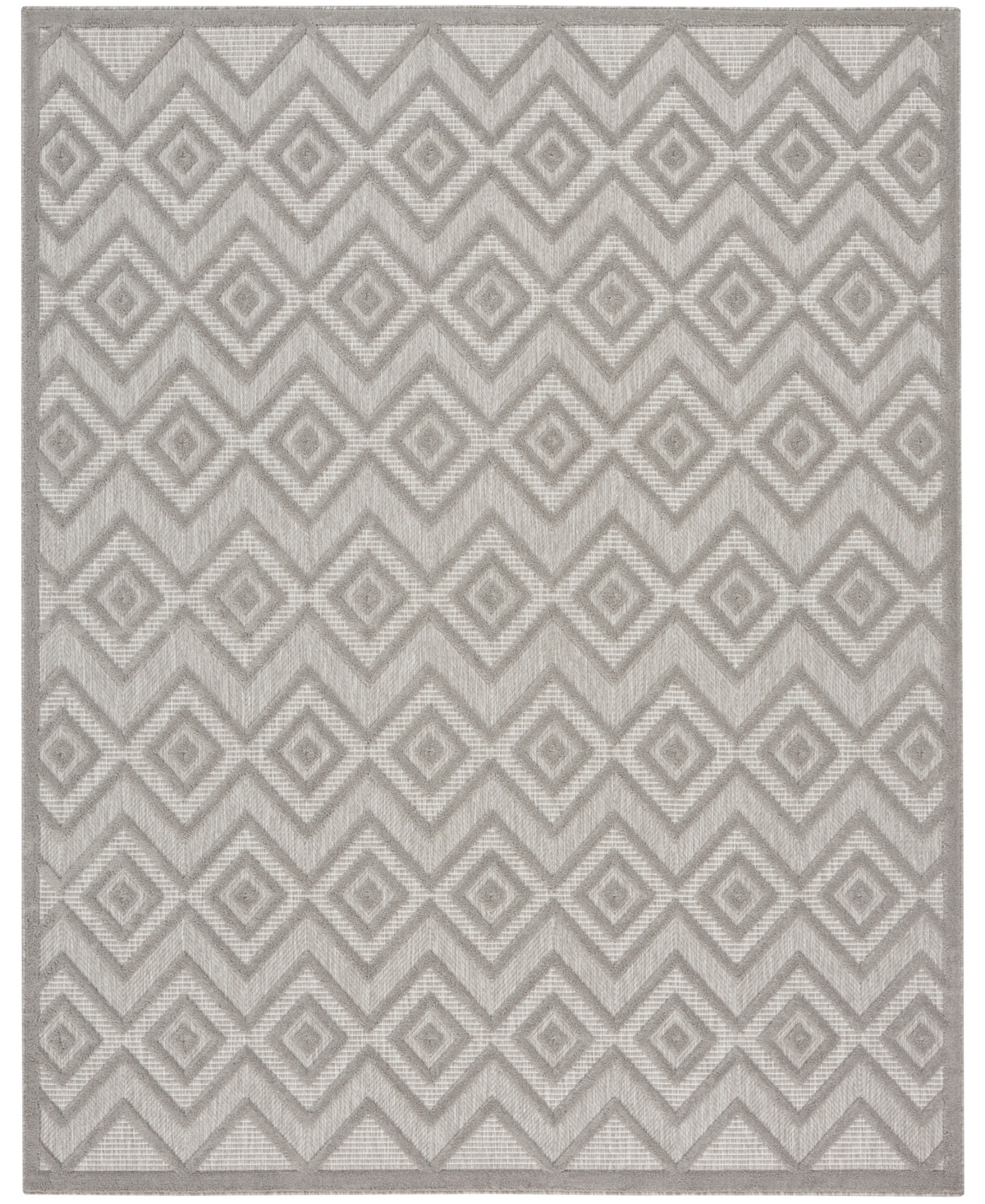 Nourison Home Versatile Nrv01 7'x10' Area Rug In Silver