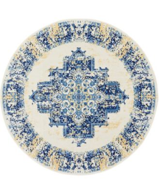 Grafix GRF14 5'3"x5'3" Round Area Rug