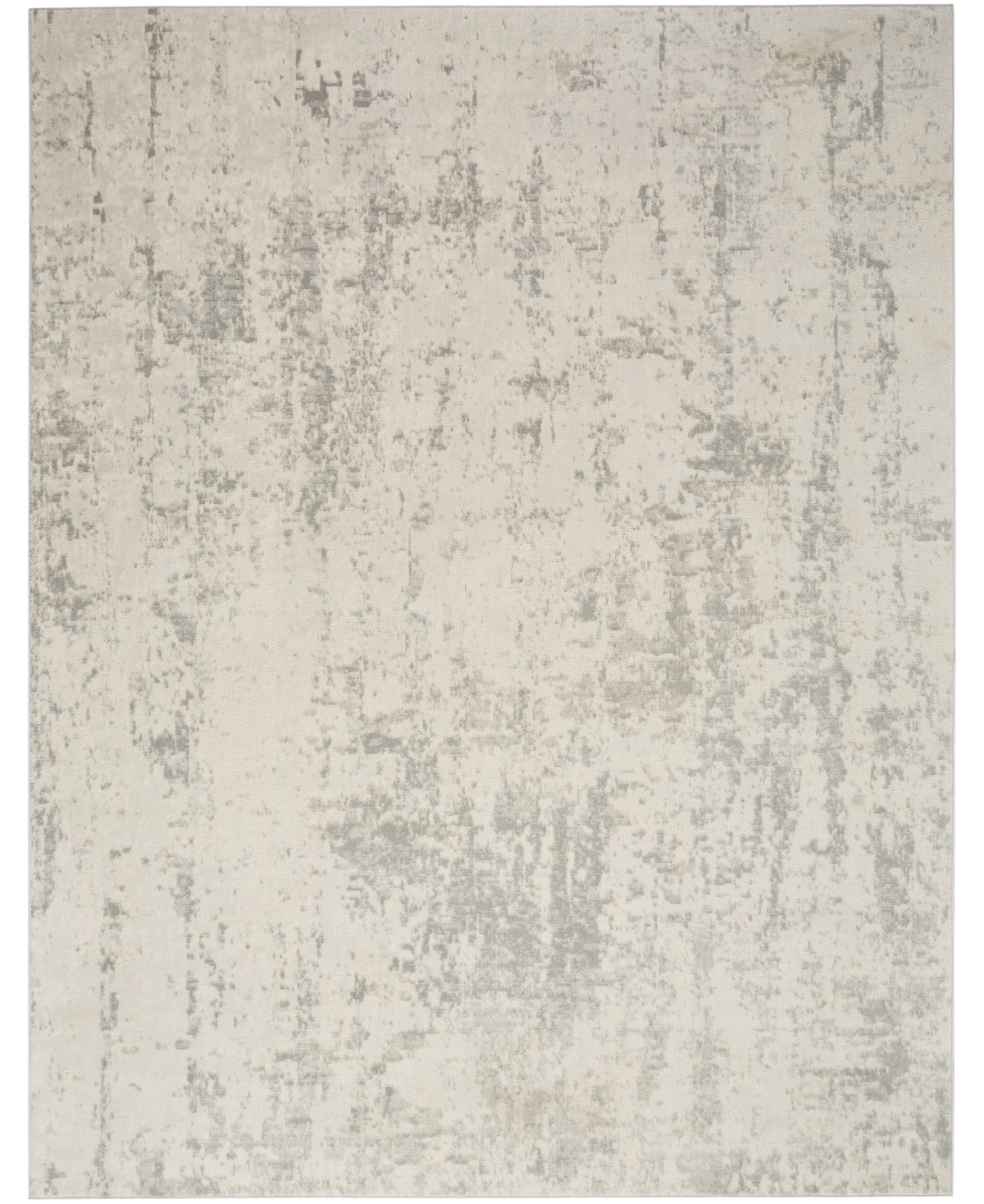 Nourison Home Quarry Qua01 7'10"x9'10" Area Rug In Cream,gray