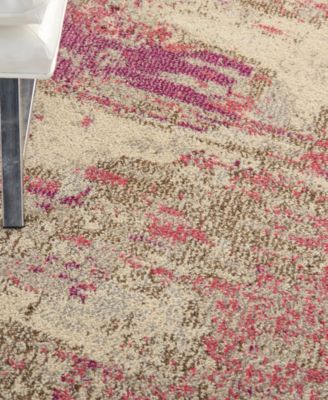 Celestial CES02 4'x4' Round Area Rug