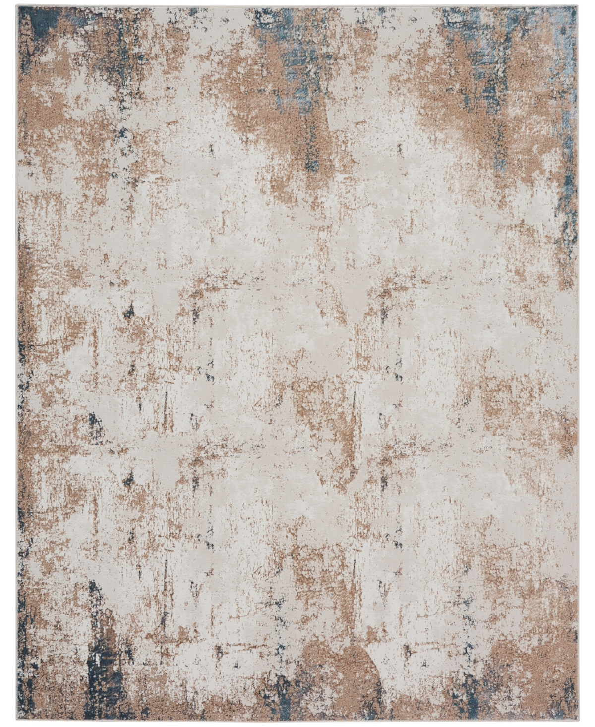 Nourison Home Glitz Glz06 7'10"x9'10" Area Rug In Taupe
