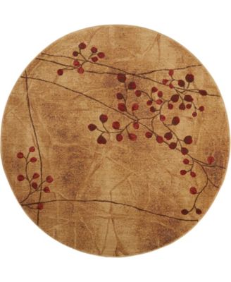 Somerset ST74 7'9"x7'9" Round Area Rug