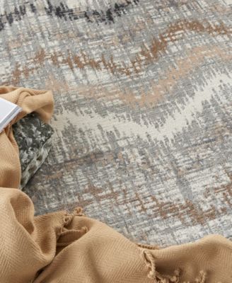 Nourison Home Elation Etn04 Rug Collection In Gray,ivory
