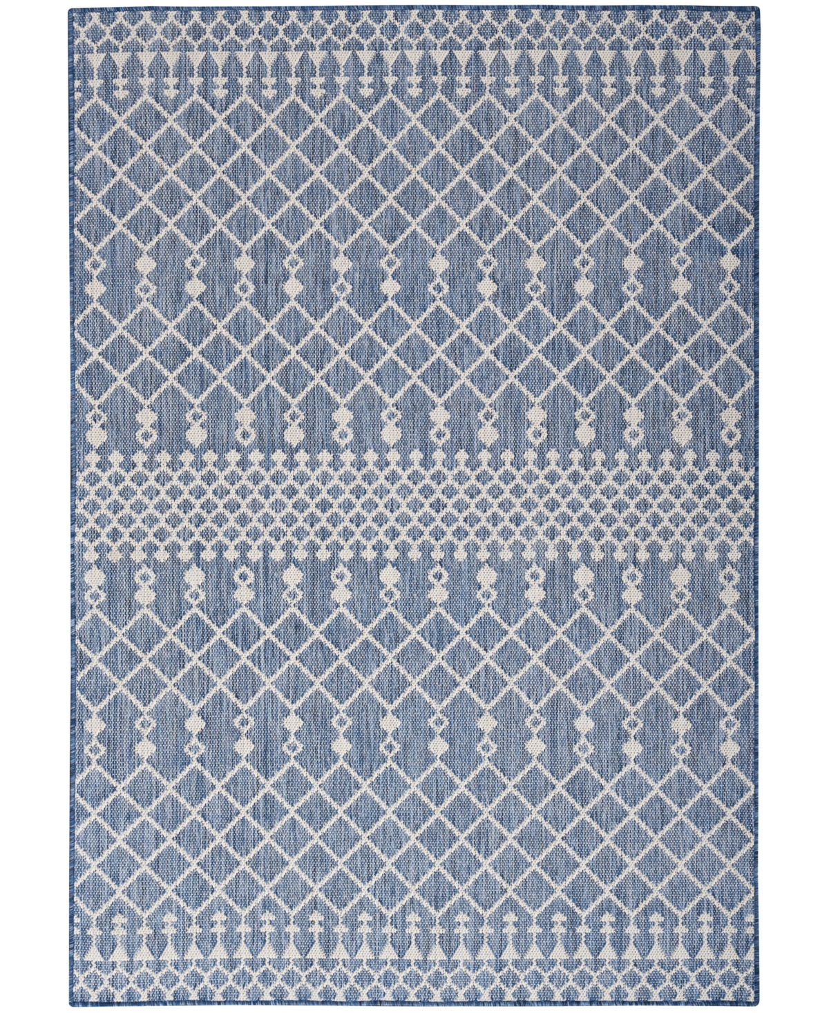 Nourison Home Positano Pos02 6'x9' Area Rug In Blue