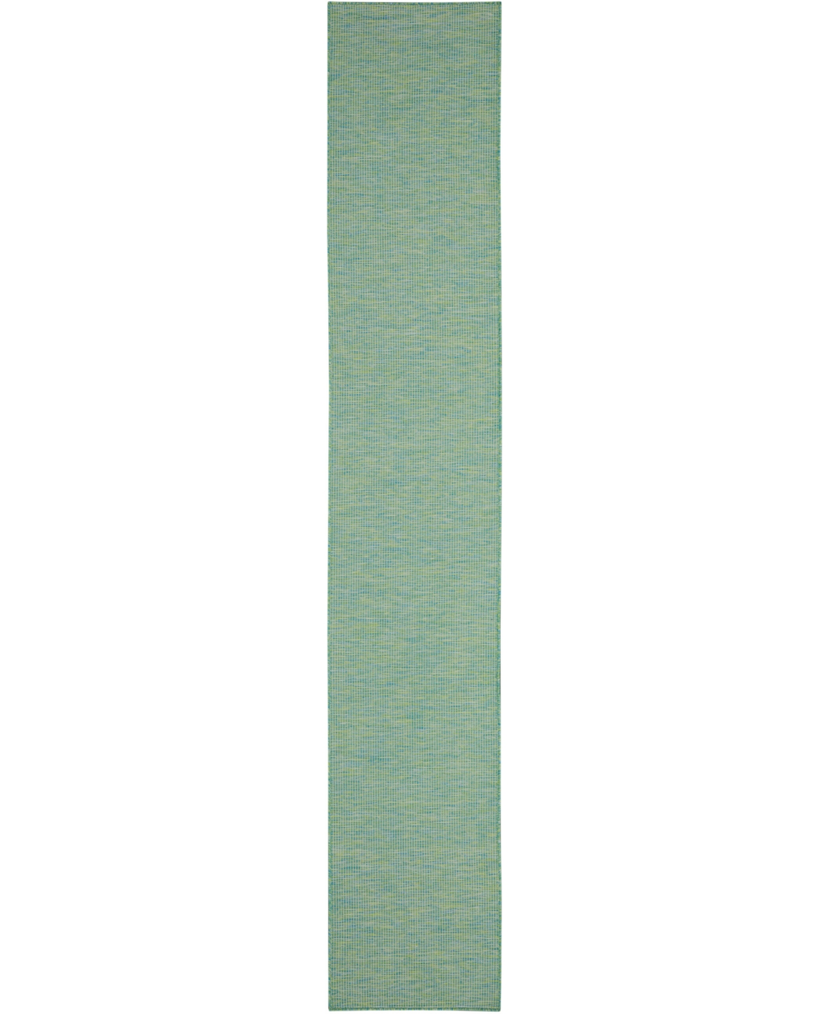 Nourison Home Positano Pos01 2'2"x12' Runner Area Rug In Blue,green