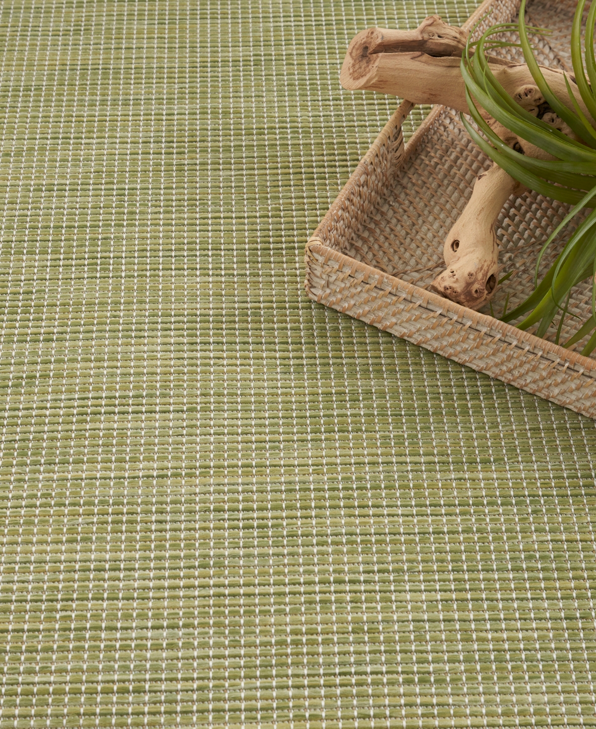 Nourison Home Positano Pos01 6'x9' Area Rug In Green