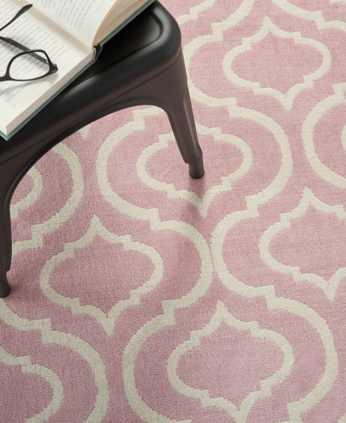 Nourison Home Jubilant Jub19 6'x9' Area Rug In Pink