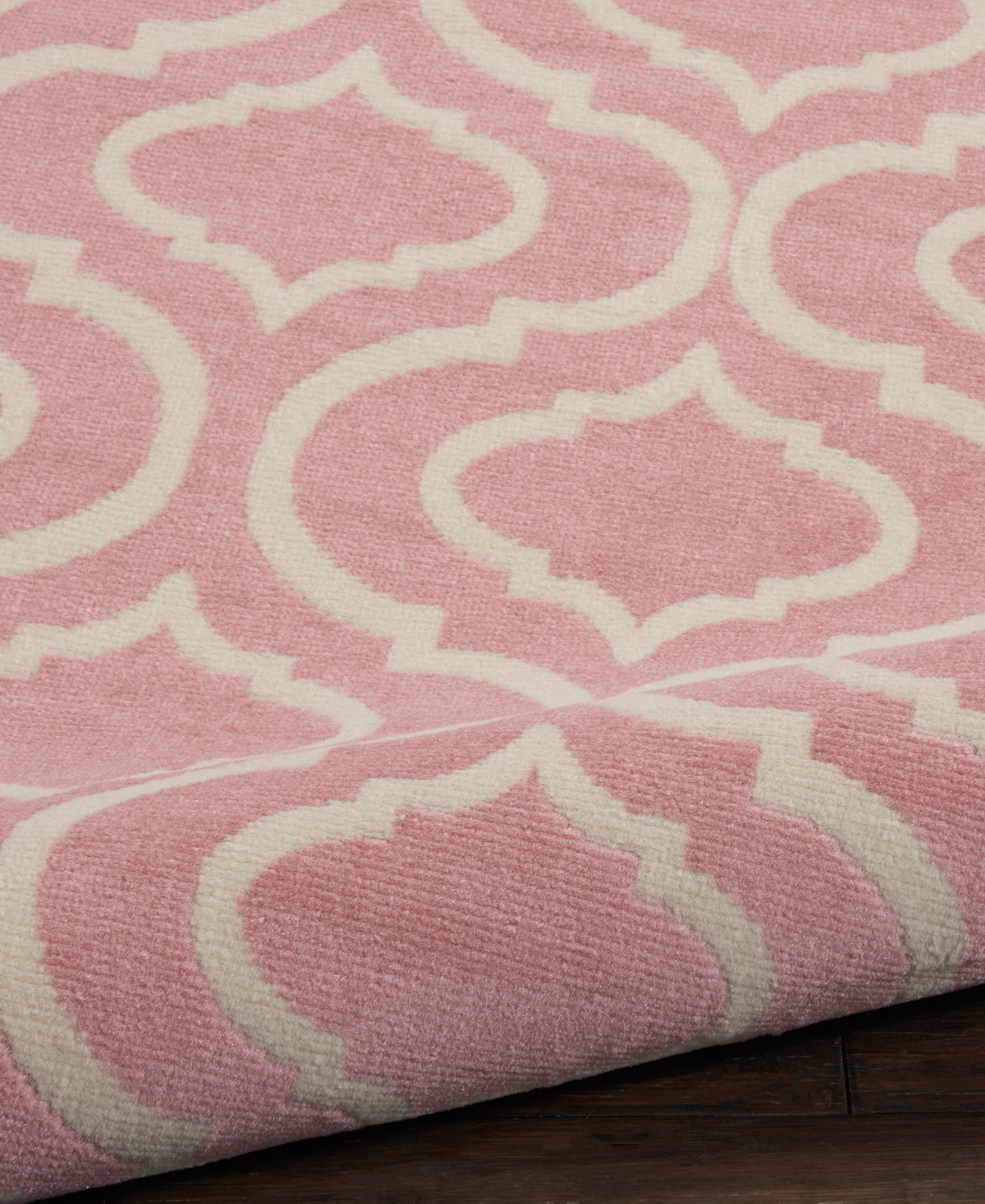 Nourison Home Jubilant Jub19 8'x8' Round Area Rug In Pink