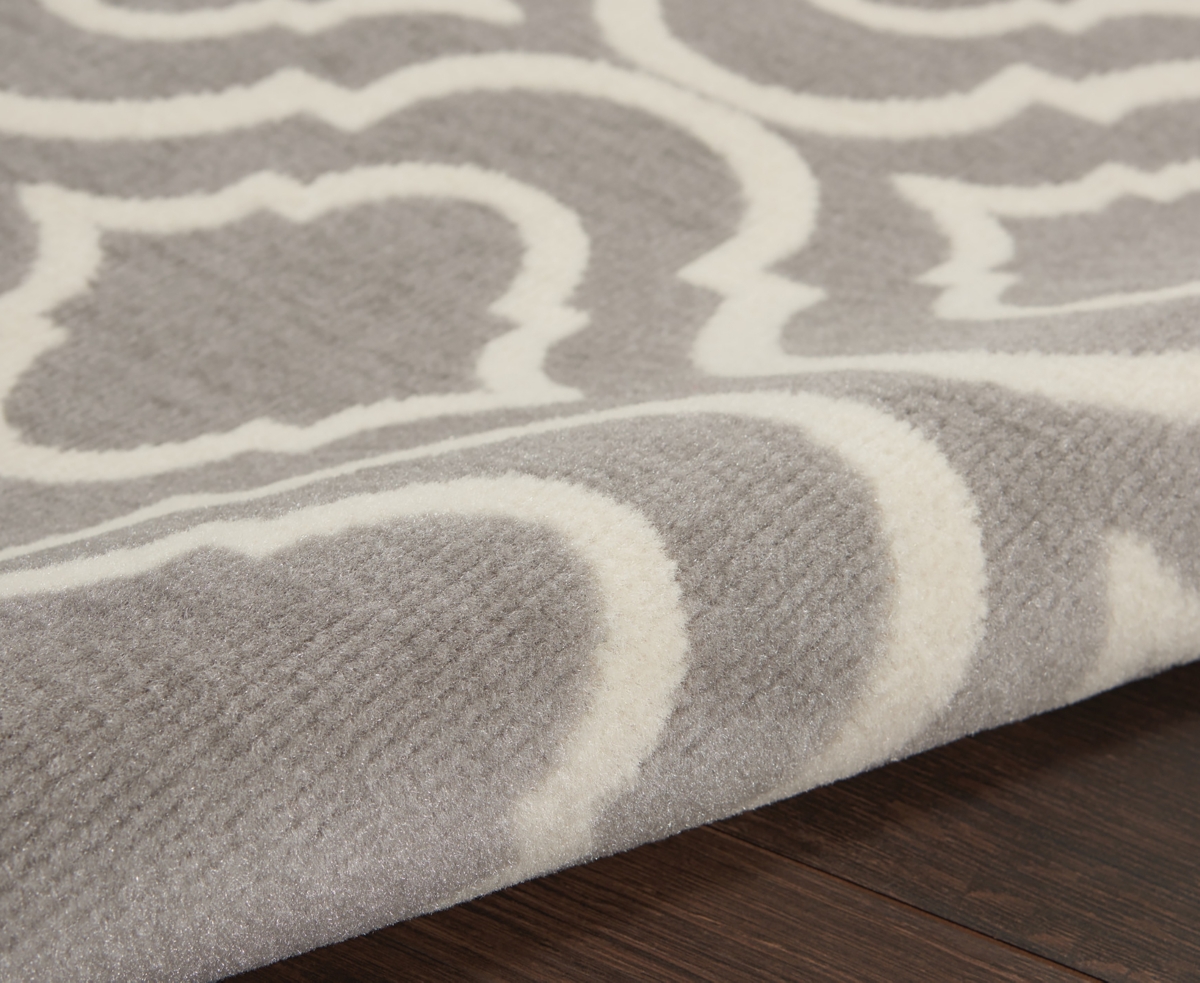 Nourison Home Jubilant Jub19 4'x6' Area Rug In Gray
