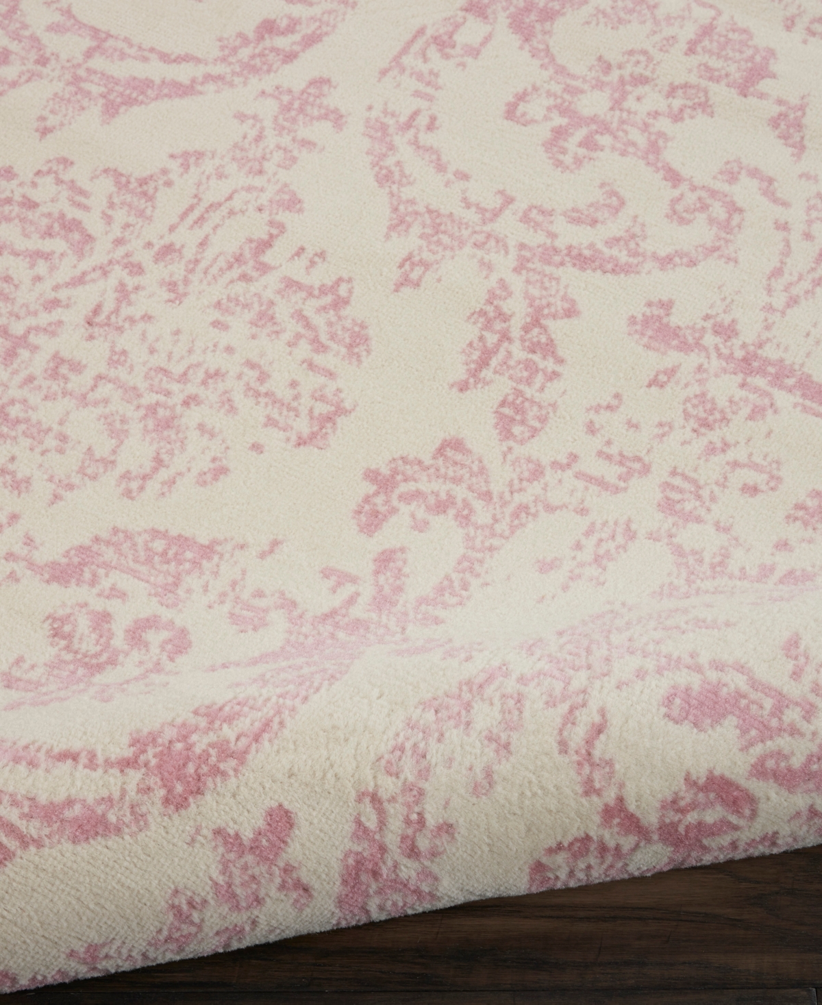 Nourison Home Jubilant Jub09 7'x10' Area Rug In Ivory,pink