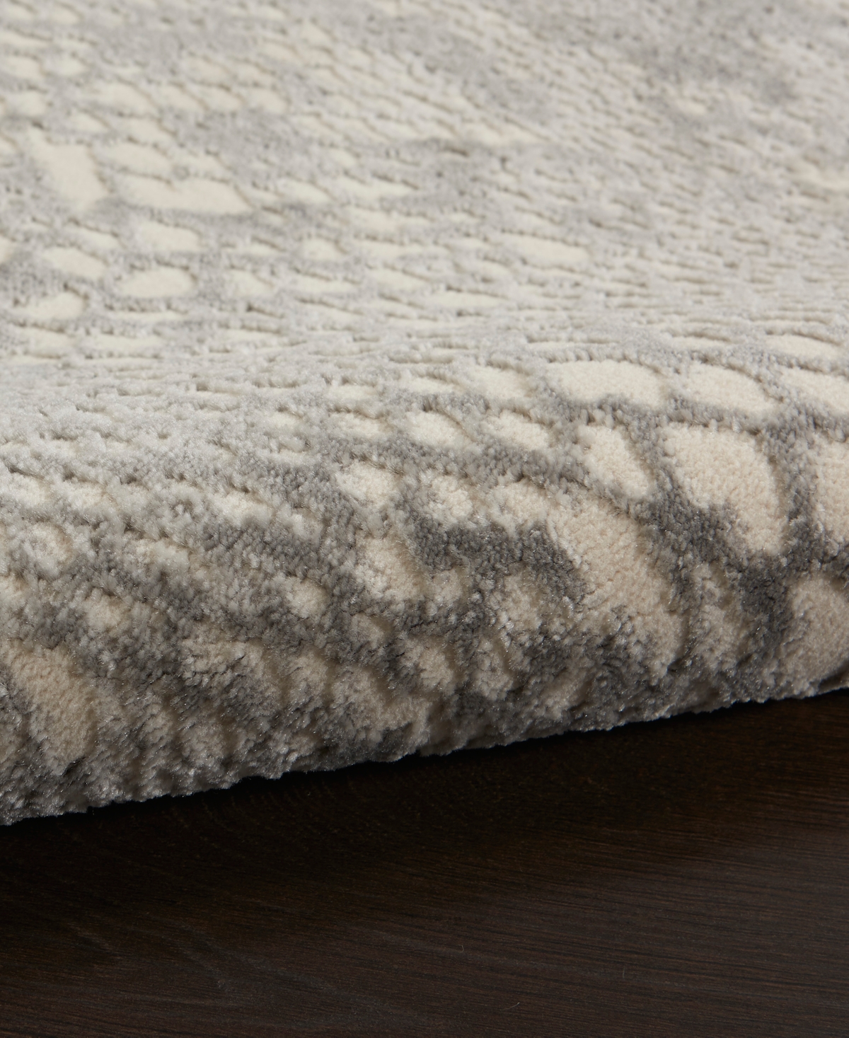 Nourison Home Solace Sla06 5'3"x7'3" Area Rug In Ivory,gray