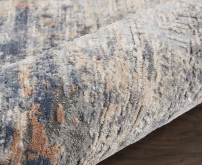 Rustic Textures RUS01 5'3"x5'3" Round Area Rug