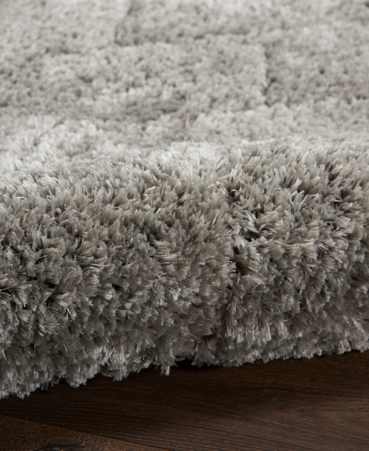 Nourison Home Dreamy Shag Drs03 5'3"x7'3" Area Rug In Gray