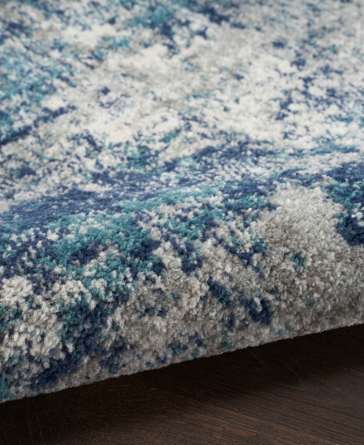 Nourison Home Passion Psn36 8'x10' Area Rug In Ivory,teal