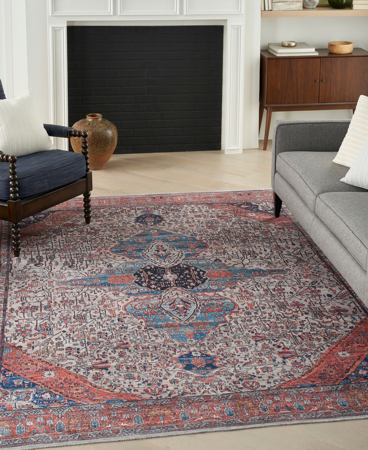 Nourison Home Grand Washables GRW05 7'10"x9'10" Area Rug