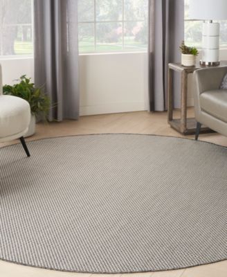 Courtyard COU01 8'x8' Round Area Rug