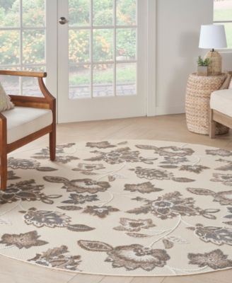 Aloha ALH31 7'10"x7'10" Round Area Rug