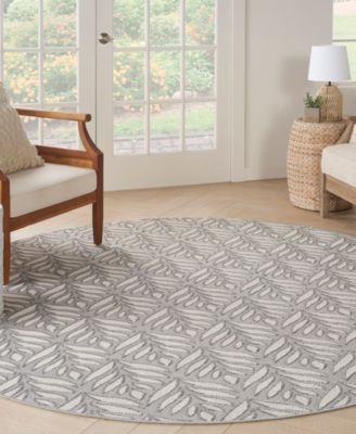 Aloha ALH35 7'10"x7'10" Round Area Rug