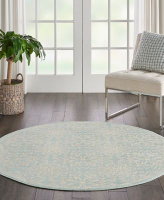 Jubilant JUB06 5'3"x5'3" Round Area Rug