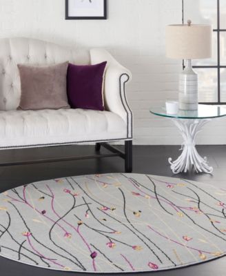 Grafix GRF15 5'3"x5'3" Round Area Rug