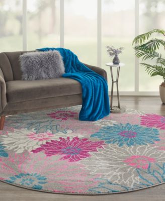 Passion PSN17 8'x8' Round Area Rug