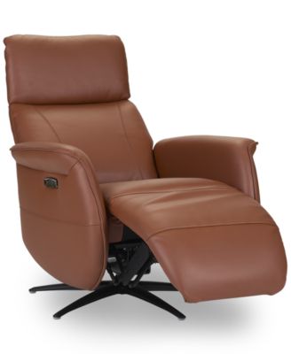 Lennix Leather TV Recliner with Massage, Created for Macy&#39;s