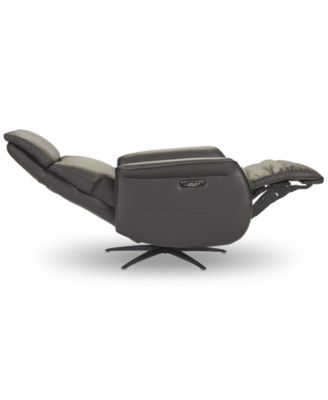 Lennix Leather TV Recliner with Massage, Created for Macy's