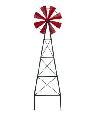 44"H Wind Spinner Yard Stake