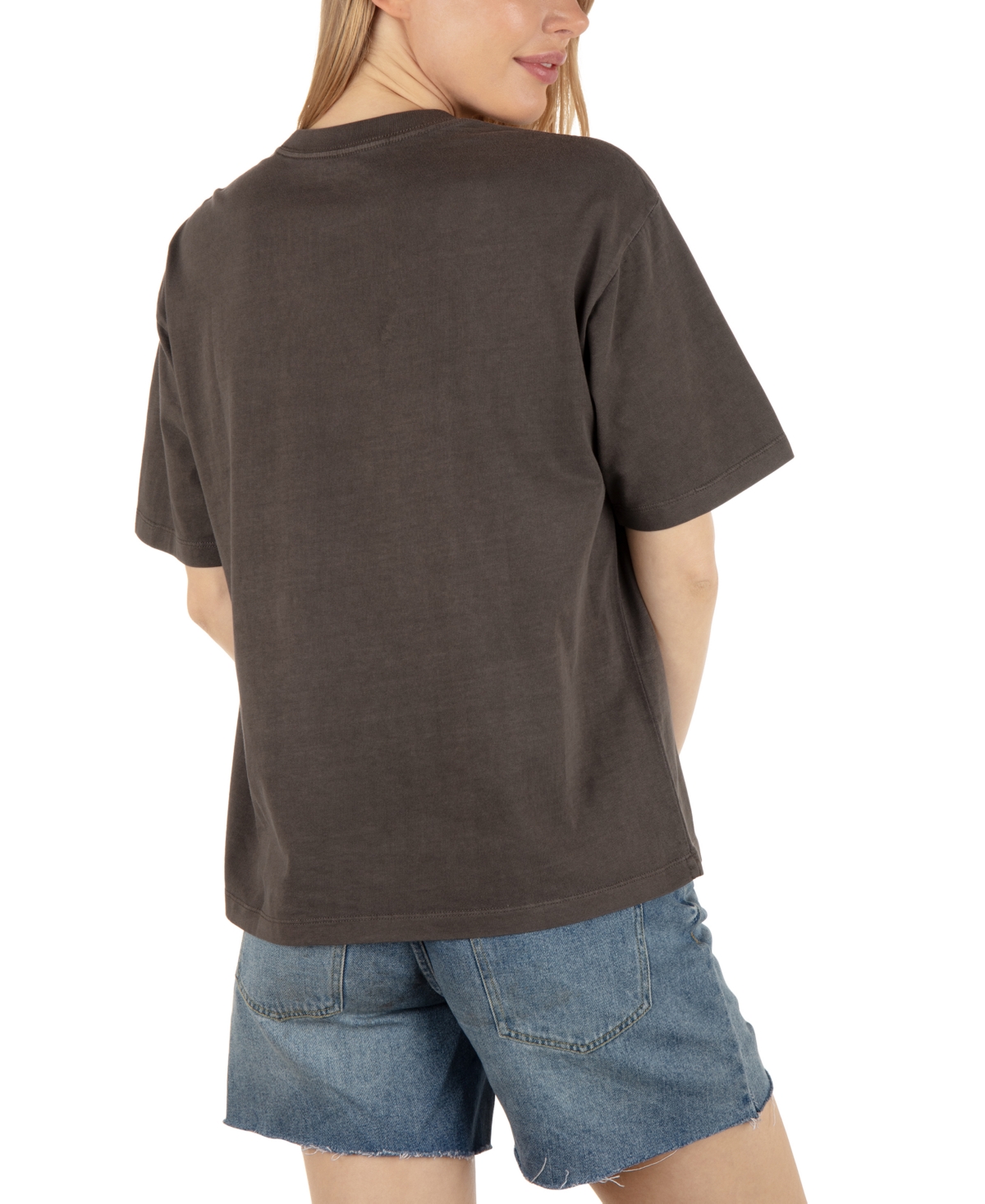 HURLEY JUNIORS' SUNSPELL OVERSIZED BOYFRIEND T-SHIRT 