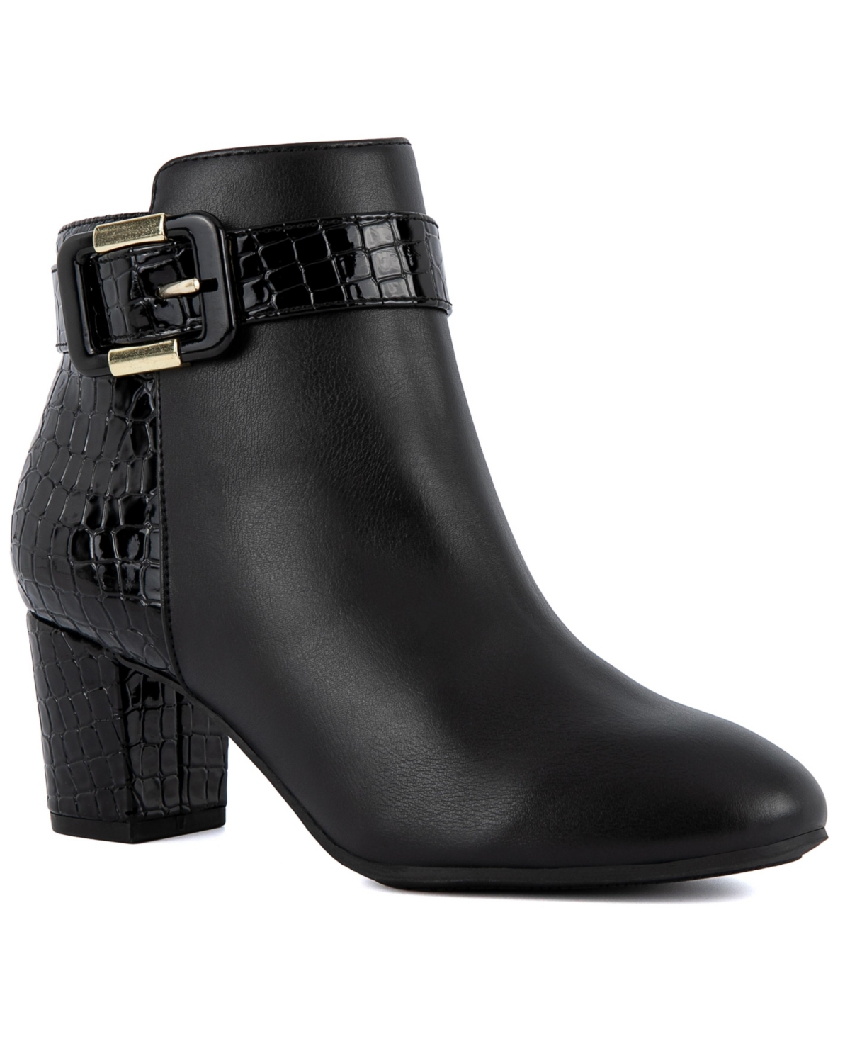 Jones New York Women's Ivyy Buckle Block Heel Booties