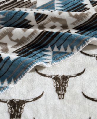 Flannel Oversized Throw, 70" X 60"