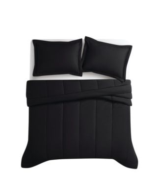 Solid Cotton Percale 2-Pc. Comforter Set, Twin/Twin XL