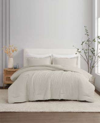 Brookyln Loom 100% Linen Cover 3-Pc. Comforter Set, King